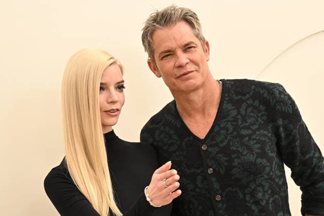 03 February, 2026 - Los Angeles, California - Anya Taylor-Joy, Timothy Olyphant. Apple TV Press Day held at Barker Hangar in Los Angeles. Santa Monica USA - ZUMAa123 20260203_zaa_a123_431 Copyright: xADx