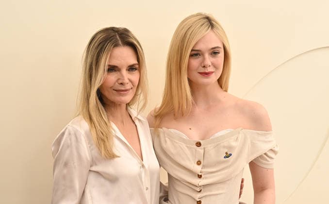 03 February, 2026 - Los Angeles, California - Michelle Pfeiffer, Elle Fanning. Apple TV Press Day held at Barker Hangar in Los Angeles. Santa Monica USA - ZUMAa123 20260203_zaa_a123_388 Copyright: xADx