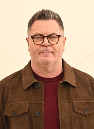 03 February, 2026 - Los Angeles, California - Nick Offerman. Apple TV Press Day held at Barker Hangar in Los Angeles. Santa Monica USA - ZUMAa123 20260203_zaa_a123_438 Copyright: xADx