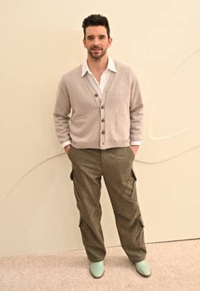 03 February, 2026 - Los Angeles, California - Michael Urie. Apple TV Press Day held at Barker Hangar in Los Angeles. Santa Monica USA - ZUMAa123 20260203_zaa_a123_378 Copyright: xADx