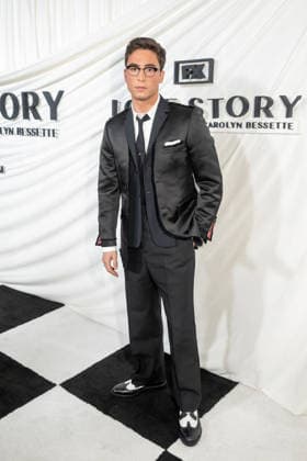 February 3, 2026, New York, United States: Benito Skinner attends FX s Love Story: John F. Kennedy Jr. & Carolyn Bessette Limited Series Premiere at Carnegie Hall on February 03, 2026 in New York City. New York United States - ZUMAs197 20260203_aaa_s197_305 Copyright: xRonxAdarx
