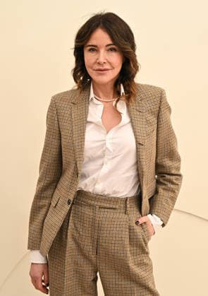 03 February, 2026 - Los Angeles, California - Christa Miller. Apple TV Press Day held at Barker Hangar in Los Angeles. Santa Monica USA - ZUMAa123 20260203_zaa_a123_512 Copyright: xADx
