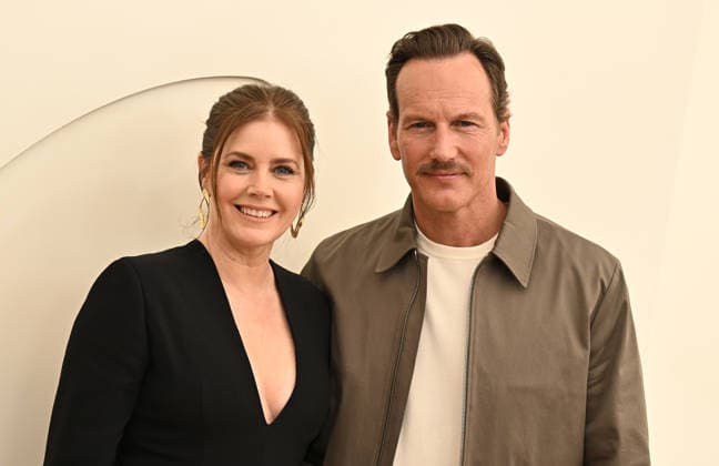 03 February, 2026 - Los Angeles, California -Amy Adams, Patrick Wilson. Apple TV Press Day held at Barker Hangar in Los Angeles. Santa Monica USA - ZUMAa123 20260203_zaa_a123_523 Copyright: xADx