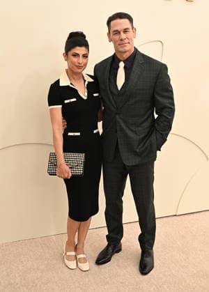03 February, 2026 - Los Angeles, California -Shay Shariatzadeh, John Cena. Apple TV Press Day held at Barker Hangar in Los Angeles. Santa Monica USA - ZUMAa123 20260203_zaa_a123_525 Copyright: xADx