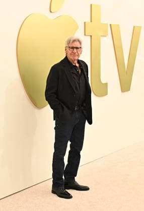 03 February, 2026 - Los Angeles, California -Harrison Ford. Apple TV Press Day held at Barker Hangar in Los Angeles. Santa Monica USA - ZUMAa123 20260203_zaa_a123_526 Copyright: xADx