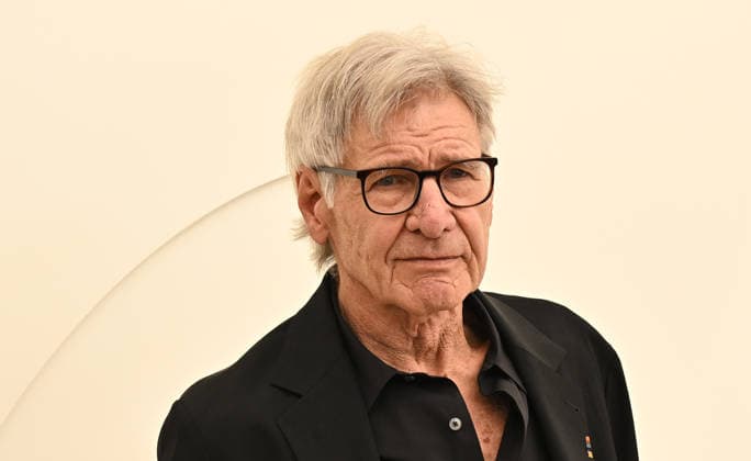 03 February, 2026 - Los Angeles, California -Harrison Ford. Apple TV Press Day held at Barker Hangar in Los Angeles. Santa Monica USA - ZUMAa123 20260203_zaa_a123_538 Copyright: xADx