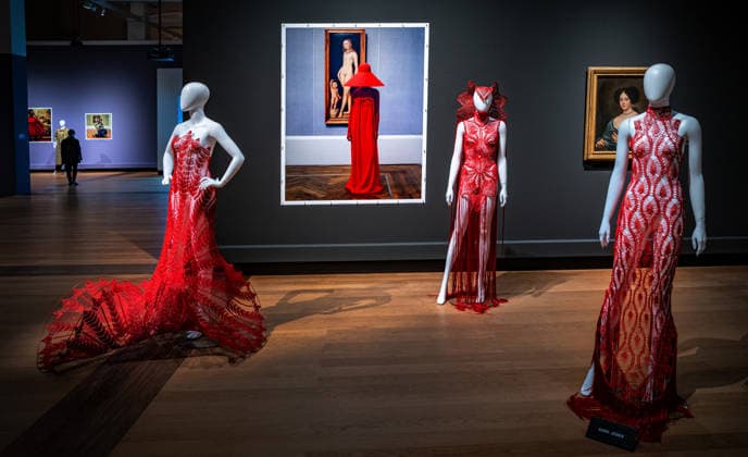 Berlin Mitte Tiergarten the Kulturforum Gemäldegalerie as part of Fashion Week Gallery Looks Fashion stagings in the Gemäldegalerie 04 02 2026 Kulturforum