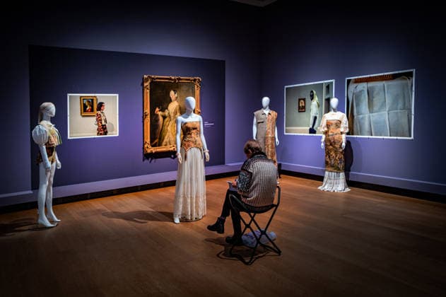 Berlin Mitte Tiergarten the Kulturforum Gemäldegalerie as part of Fashion Week Gallery Looks Fashion stagings in the Gemäldegalerie 04 02 2026 Kulturforum