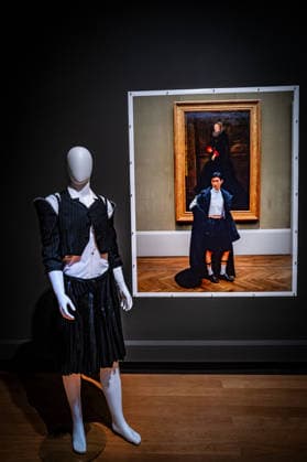 Berlin Mitte Tiergarten the Kulturforum Gemäldegalerie as part of Fashion Week Gallery Looks Fashion stagings in the Gemäldegalerie 04 02 2026 Kulturforum