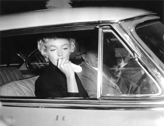 RECORD DATE NOT STATED Marilyn Monroe, Jerry Giesler After the announcement of her divorce from Joe DiMaggio, 1954. **I.V. EDITORIAL USE ONLY  Copyright: x