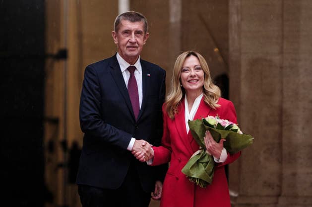 Meeting with the Prime Minister of the Czech Republic Andrej BabiÅ¡. Prime Minister Giorgia Meloni met with the Prime Minister of the Czech Republic, Andrej BabiÅ¡, at Palazzo Chigi. Rome, February 4, 2026. Rome Italy Copyright: xAndreaxCalandrax