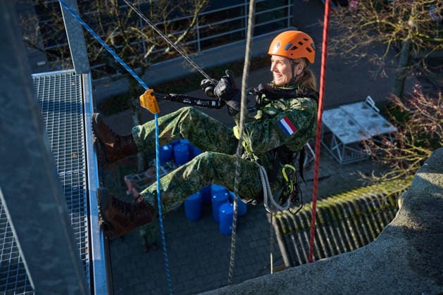 Breda, 4 februari 2026 - Koningin Maxima krijgt militaire training op de KMA in Breda. Breda Nederland  Copyright: xx