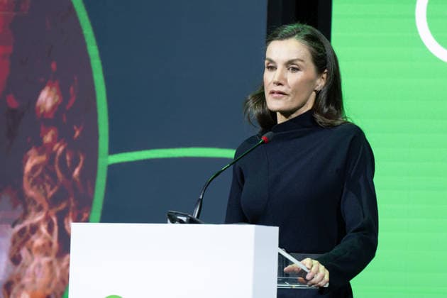 February 4, 2026, Madrid, Spain: Queen Letizia of Spain attends the Institutional event for the World Cancer Day 2026 at Green Patio Espace in Madrid. Madrid Spain - ZUMAs197 20260204_aaa_s197_062 Copyright: xAtilanoxGarciax