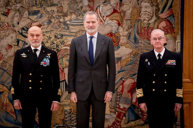 The King receives in audience Admiral Cavo Dragone King Felipe VI receives in audience the Chairman of the NATO Military Committee, Cavo Dragone i , at the Zarzuela, on February 4, 2026, in Madrid Spain NATO and Defense representatives meet in Madrid in two bilateral meetings The two meetings, called Step 3 , will study the capabilities allocated by NATO for the period 2025 2029 04 FEBRUARY 2026 A Pé Madrid Madrid Madrid Spain  Copyright: xA.xPÃ rezxMecax 7266094