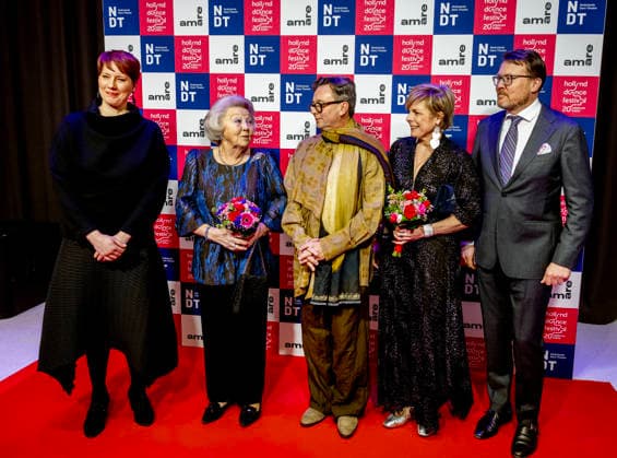 04-02-2026 Hague Princess Beatrix and Prince Constantijn and Princess Laurentien and Jiri Kylian attended the opening of the twentieth anniversary edition of the Holland Dance Festival at Amare in The Hague. Â  Copyright: xPPEx