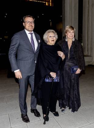 Den Haag, The Netherlands, 2026-02-04 19:19:01 THE HAGUE, February 14, 2026, Amare. Princess Beatrix, Prince Constantijn, and Princess Laurentien attend the opening of the twentieth anniversary edition of the Holland Dance Festival at Amare in The Hague. The Netherlands Dance Theater will perform the opening performance, which includes both new work by choreographer Jan Martens and a presentation by Marcos Morau (Horses). PHOTO: NLBeeld POOL Nieboer Credit: NL Beeld Patrick van Emst  Copyright: xx x