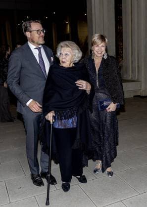 Den Haag, The Netherlands, 2026-02-04 19:19:07 THE HAGUE, February 14, 2026, Amare. Princess Beatrix, Prince Constantijn, and Princess Laurentien attend the opening of the twentieth anniversary edition of the Holland Dance Festival at Amare in The Hague. The Netherlands Dance Theater will perform the opening performance, which includes both new work by choreographer Jan Martens and a presentation by Marcos Morau (Horses). PHOTO: NLBeeld POOL Nieboer Credit: NL Beeld Patrick van Emst  Copyright: xx x