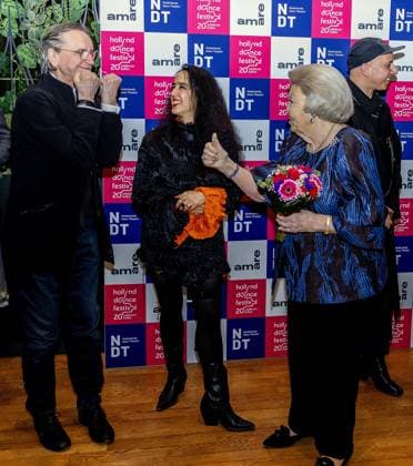 Den Haag, The Netherlands, 2026-02-04 21:10:38 THE HAGUE, February 14, 2026, Amare. Princess Beatrix, Prince Constantijn, and Princess Laurentien attend the opening of the twentieth anniversary edition of the Holland Dance Festival at Amare in The Hague. The Netherlands Dance Theater will perform the opening performance, which includes both new work by choreographer Jan Martens and a presentation by Marcos Morau (Horses). PHOTO: NLBeeld POOL Nieboer Credit: NL Beeld Patrick van Emst  Copyright: xx x