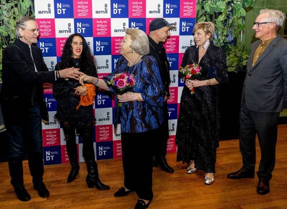 Den Haag, The Netherlands, 2026-02-04 21:10:37 THE HAGUE, February 14, 2026, Amare. Princess Beatrix, Prince Constantijn, and Princess Laurentien attend the opening of the twentieth anniversary edition of the Holland Dance Festival at Amare in The Hague. The Netherlands Dance Theater will perform the opening performance, which includes both new work by choreographer Jan Martens and a presentation by Marcos Morau (Horses). PHOTO: NLBeeld POOL Nieboer Credit: NL Beeld Patrick van Emst  Copyright: xx x