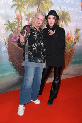 Silvia Wollny, Anouschka Renzi at the PROMIS UNTER PALMEN season premiere at Cinenova in Cologne on 04 02 2026
