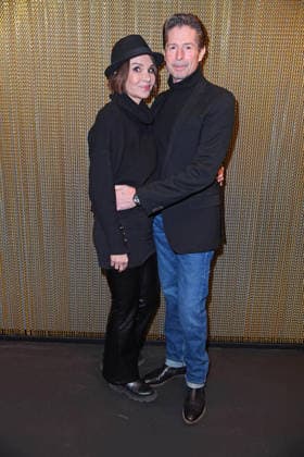 Anouschka Renzi with boyfriend Marc Zabinski at the PROMIS UNTER PALMEN season premiere at Cinenova in Cologne on 04 02 2026