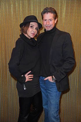 Anouschka Renzi with boyfriend Marc Zabinski at the PROMIS UNTER PALMEN season premiere at Cinenova in Cologne on 04 02 2026