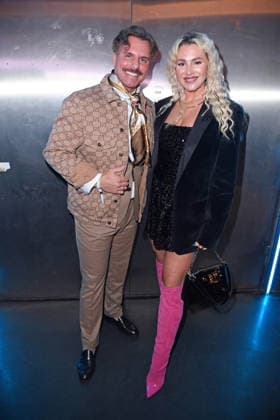 Sascha Schmitz with wife Sandra Czok at the PROMIS UNTER PALMEN season premiere at Cinenova in Cologne on 04 02 2026