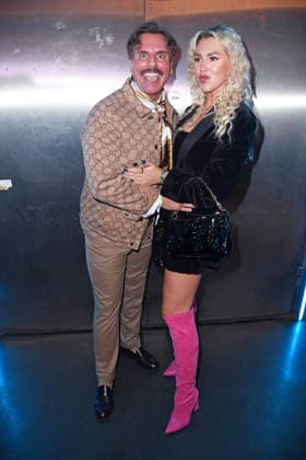 Sascha Schmitz with wife Sandra Czok at the PROMIS UNTER PALMEN season premiere at Cinenova in Cologne on 04 02 2026