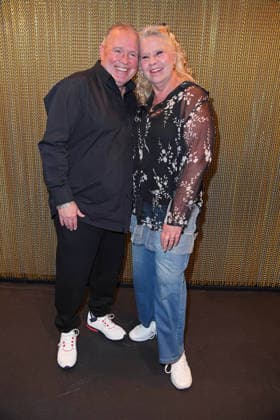 Silvia Wollny with boyfriend Harald Elsenbast at the PROMIS UNTER PALMEN season premiere at Cinenova in Cologne on 04 02 2026