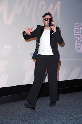 Menderes Bagci at the PROMIS UNTER PALMEN season premiere at Cinenova in Cologne on 04 02 2026