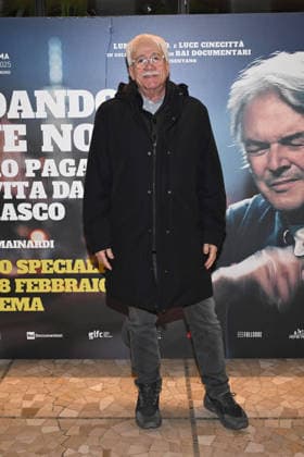 Milan, Preview of the Film Andando Dove Non So (Going Where I Don t Know), Mauro Pagani, a life on the run. Pictured is Michele Mozzati.  Copyright: xSimonexComix xipa-agency.netx xComi Terenghix IPA_Agency_IPA70976639