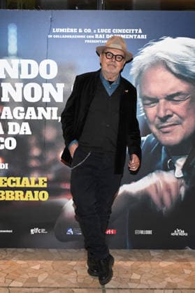 Milan, Preview of the Film Andando Dove Non So (Going Where I Don t Know), Mauro Pagani s life on the run. Pictured: Mauro Pagani  Copyright: xSimonexComix xipa-agency.netx xComi Terenghix IPA_Agency_IPA70976641