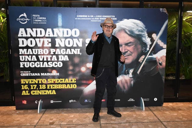 Milan, Preview of the Film Andando Dove Non So (Going Where I Don t Know), Mauro Pagani s life on the run. Pictured: Mauro Pagani  Copyright: xSimonexComix xipa-agency.netx xComi Terenghix IPA_Agency_IPA70976642