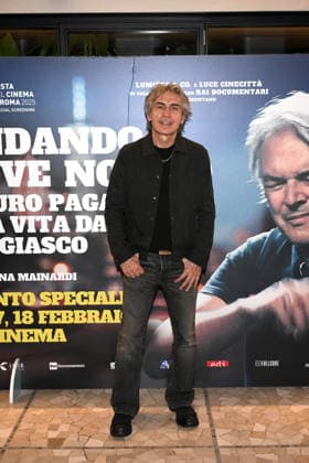 Milan, Preview of the Film Andando Dove Non So (And Where I Don t Know), Mauro Pagani, a life on the run. Pictured is Ligabue.  Copyright: xSimonexComix xipa-agency.netx xComi Terenghix IPA_Agency_IPA70976676