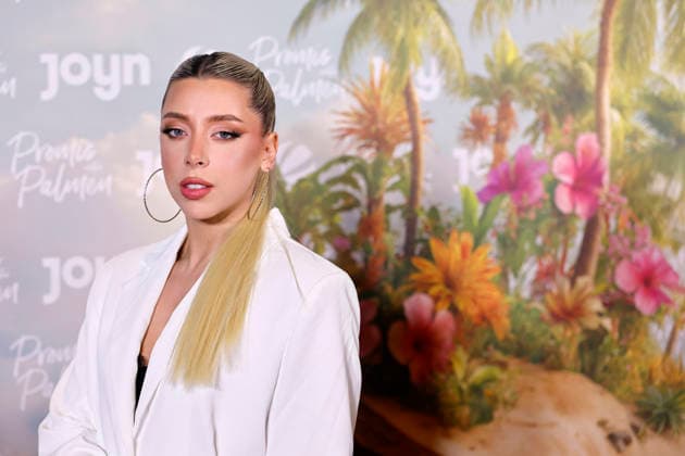 Influencer Walentina Doronina attends the season premiere of Promis unter Palmen by Joyn and Sat 1 at the Cinenova cinema in Cologne, 04 02 2026 NRW Germany Copyright: xChristophxHardtx