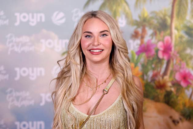 Influencer Franziska Temme comes to the season premiere of Promis unter Palmen by Joyn and Sat 1 at the Cinenova cinema in Cologne, 04 02 2026 NRW Germany Copyright: xChristophxHardtx