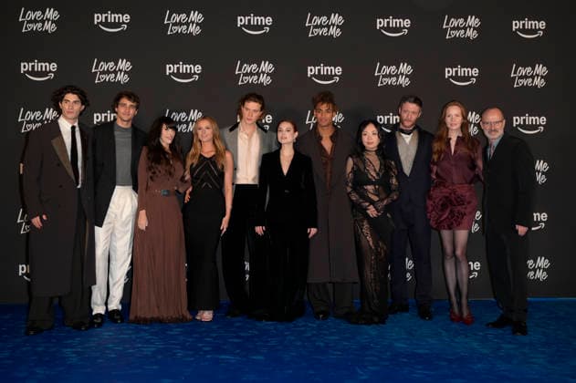 Love Me Love Me blu carpet in Rome, Italy - 04 Feb 2026 Cast of the movie attend the blu carpet of Prime Video movie Love Me Love Me at Auditorium Parco della Musica. Rome Italy Copyright: xMarioxCartellix xSOPAxImagesx _DSC6398