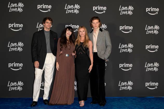 February 4, 2026, Rome, Italy: Pepe Barroso (l), Stefania S. (c), Mia Jenkins (c) and Luca Melucci (r) attend the blu carpet of Prime Video movie Love Me Love Me at Auditorium Parco della Musica. Rome Italy - ZUMAs197 20260204_aaa_s197_234 Copyright: xMarioxCartellix