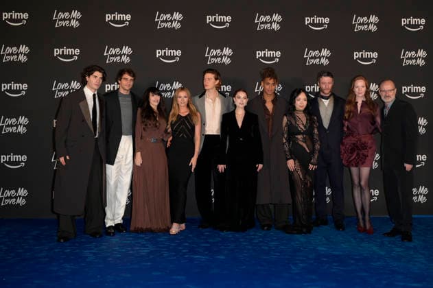 February 4, 2026, Rome, Italy: Cast of the movie attend the blu carpet of Prime Video movie Love Me Love Me at Auditorium Parco della Musica. Rome Italy - ZUMAs197 20260204_aaa_s197_252 Copyright: xMarioxCartellix