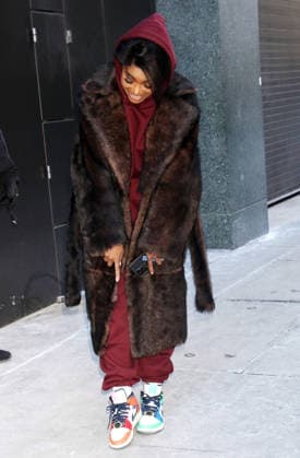 NEW YORK, NY - FEBRUARY 4: Gabrielle Union wearing Nike Air Jordan I Mid Fearless Melody Ehsani seen at The View on February 4, 2026 in New York City. Copyright: xRWx