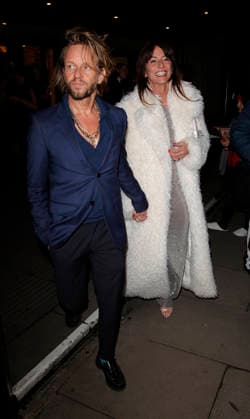 Davina McCall Davina McCall™s and her hairstylist husband Michael Douglas, looked smitten and full of laughter having one and award the loved up pair are seen leaving The Broadcast Awards after show party London, England. FEBRUARY 04 2026:, Credit:Smart Pictures Avalon  Copyright: xSmartxPicturesx xAvalonx 1072153326