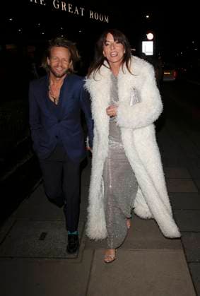 Davina McCall Davina McCall™s and her hairstylist husband Michael Douglas, looked smitten and full of laughter having one and award the loved up pair are seen leaving The Broadcast Awards after show party London, England. FEBRUARY 04 2026:, Credit:Smart Pictures Avalon  Copyright: xSmartxPicturesx xAvalonx 1072153353