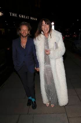 Davina McCall Davina McCall™s and her hairstylist husband Michael Douglas, looked smitten and full of laughter having one and award the loved up pair are seen leaving The Broadcast Awards after show party London, England. FEBRUARY 04 2026:, Credit:Smart Pictures Avalon  Copyright: xSmartxPicturesx xAvalonx 1072153371