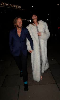 Davina McCall Davina McCall™s and her hairstylist husband Michael Douglas, looked smitten and full of laughter having one and award the loved up pair are seen leaving The Broadcast Awards after show party London, England. FEBRUARY 04 2026:, Credit:Smart Pictures Avalon  Copyright: xSmartxPicturesx xAvalonx 1072153437