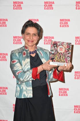 8th Trophees mediaClub Elles - Paris Hamida Aman (Trophee de l engagement) attending the 8th ceremony of the Trophees mediaClub’Elles, held at Hotel de Lassay (French National Assembly), in Paris, France, on February 4th, 2026. Photo by Mireille Ampilhac ABACAPRESS.COM Paris France  Copyright: xAmpilhacxMireille ABACAx