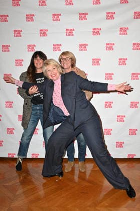 8th Trophees mediaClub Elles - Paris Maitena Biraben, Elsa Wolinski and Ariane Massenet attending the 8th ceremony of the Trophees mediaClub’Elles, held at Hotel de Lassay (French National Assembly), in Paris, France, on February 4th, 2026. Photo by Mireille Ampilhac ABACAPRESS.COM Paris France  Copyright: xAmpilhacxMireille ABACAx