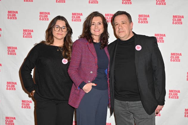 8th Trophees mediaClub Elles - Paris Sandrine Josso and David Pelicot with guest attending the 8th ceremony of the Trophees mediaClub’Elles, held at Hotel de Lassay (French National Assembly), in Paris, France, on February 4th, 2026. Photo by Mireille Ampilhac ABACAPRESS.COM Paris France  Copyright: xAmpilhacxMireille ABACAx