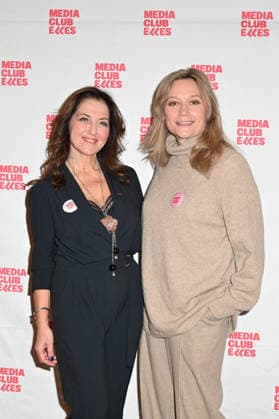 8th Trophees mediaClub Elles - Paris Florence Sandis and Caroline Vigneaux attending the 8th ceremony of the Trophees mediaClub’Elles, held at Hotel de Lassay (French National Assembly), in Paris, France, on February 4th, 2026. Photo by Mireille Ampilhac ABACAPRESS.COM Paris France  Copyright: xAmpilhacxMireille ABACAx