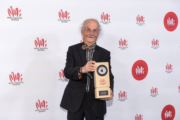 Hans Kusters pictured during the 18th edition of the MIA s, Music Industry Awards, award show, in Brussels, Wednesday 04 February 2026. The MIA awards are handed out by the VRT and VI.BE.  JAMESxARTHURxGEKIERE 161169582