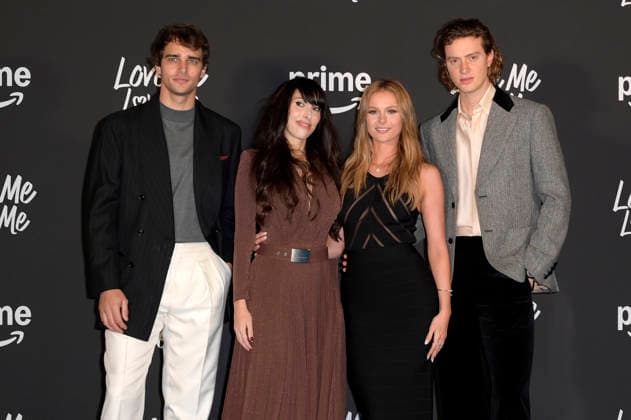 Pepe Barroso Silva, Stefania S , Mia Jenkins and Luca Melucci at the premiere of the Amazon Prime Video film Love Me, Love Me at the Auditorium Parco della Musica Rome, 04 02 2026 Foto:xA.xM.xTinghinox xFuturexImagex love_me_6262
